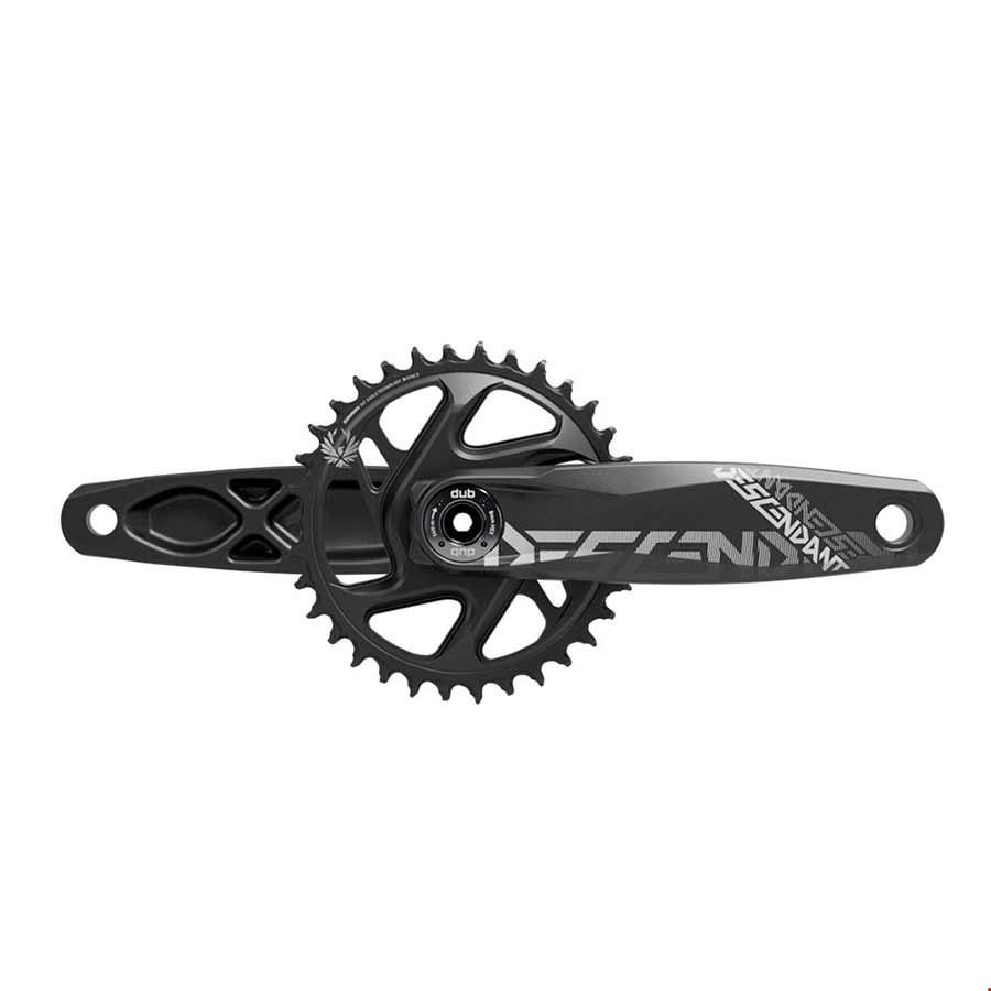 Truvativ Descendant DH DUB Crankset Spindle 28 99mm 34 DUB 165mm Black