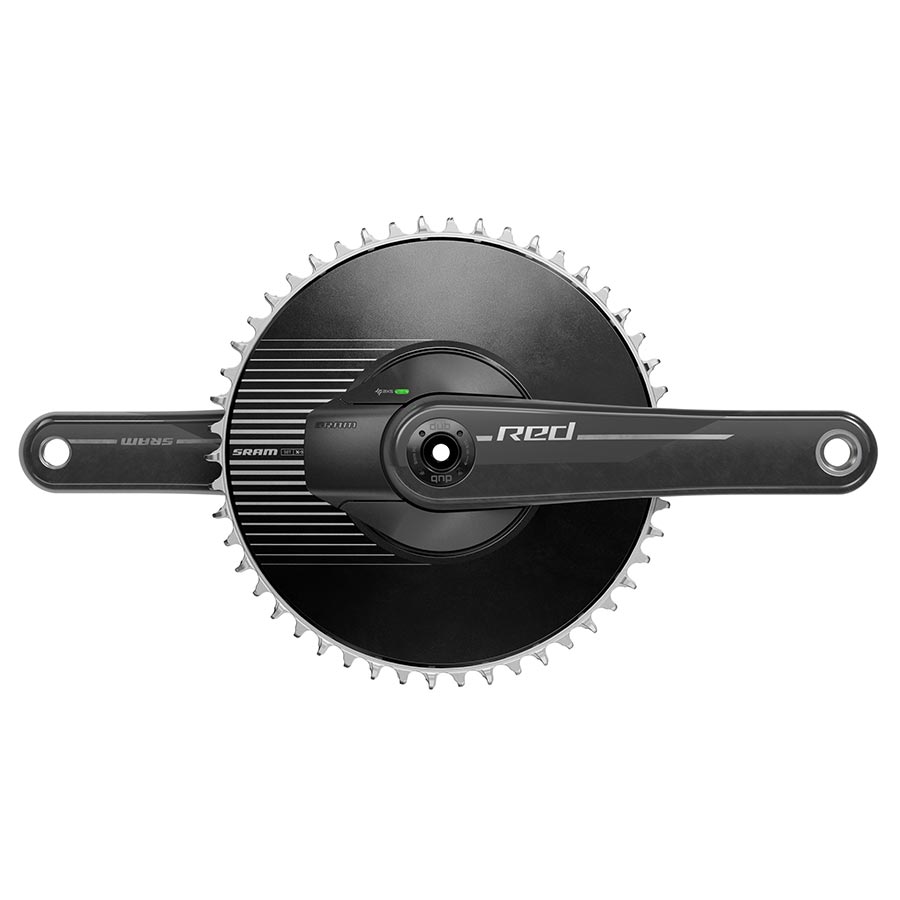 SRAM, Red AXS 1x Aero Power Meter E1, Power Meter Crankset, Speed: 12, Spindle: 28.99mm, BCD: Direct Mount SRAM 8 Bolt, 50, DUB, 172.5mm, Black, Road