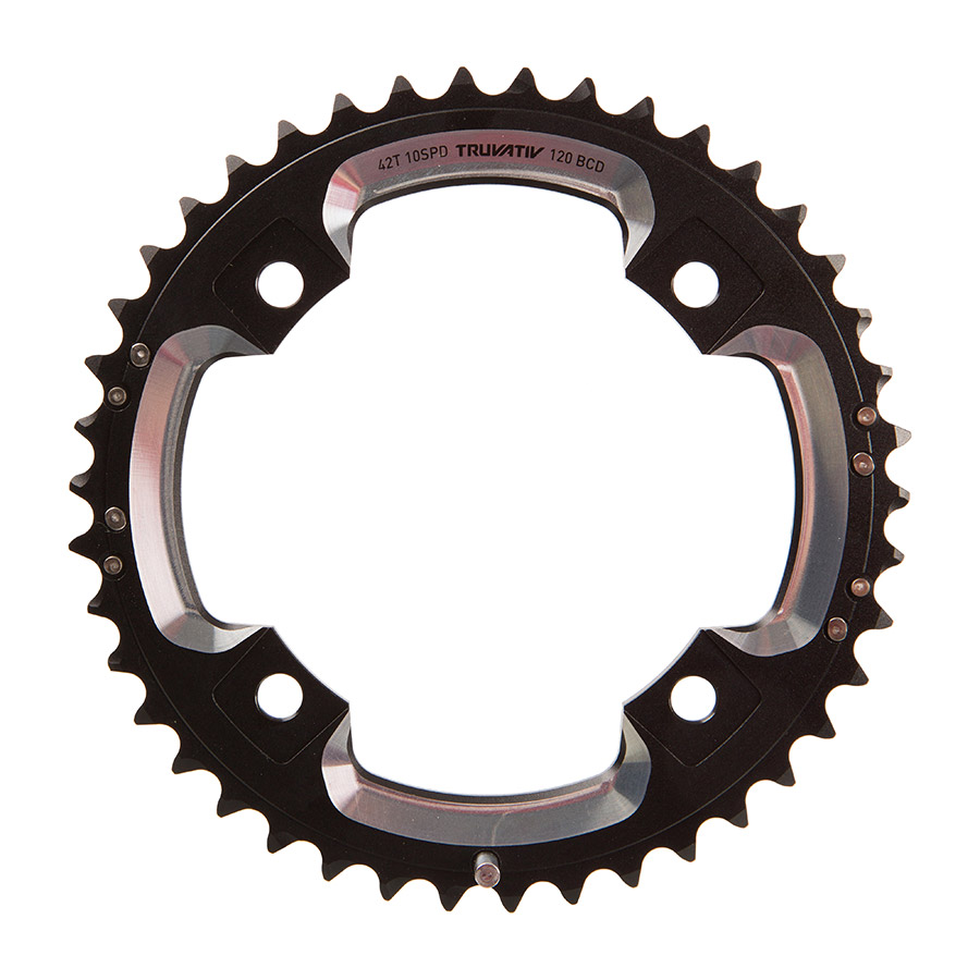 SRAM 42T Chainring 42t 10spd 120 Aluminum Outer Black