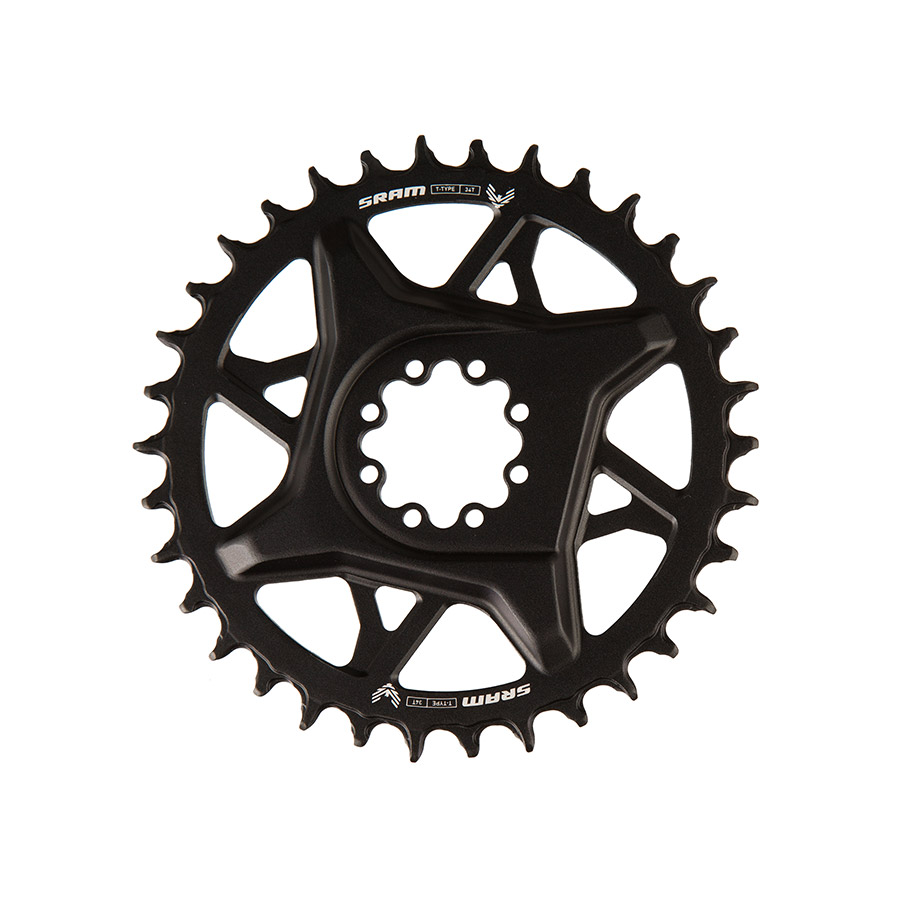 SRAM S1000 Aluminum 8 Bolt 34t 12spd Direct Mount Aluminum Black