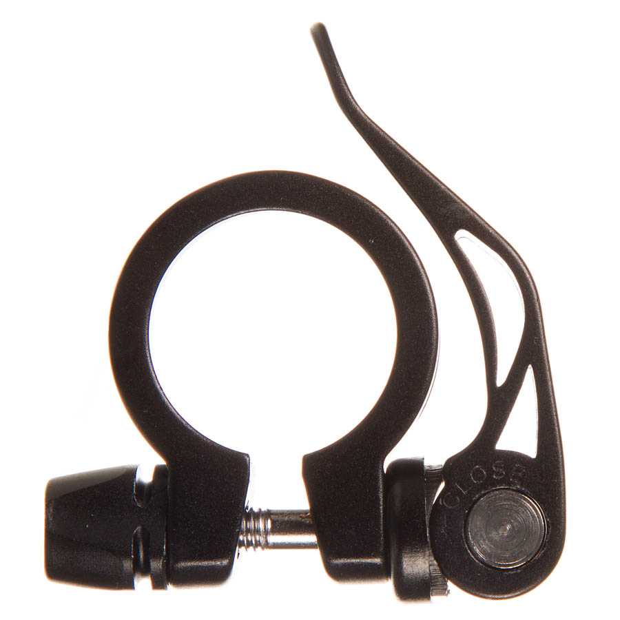 EVO Seatpost clamp with integrated quick release skewer 28.6 mm Black