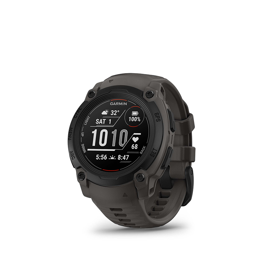 Garmin, Instinct E 40mm, Watch, Watch Color: Black, Wristband: Charcoal - Silicone