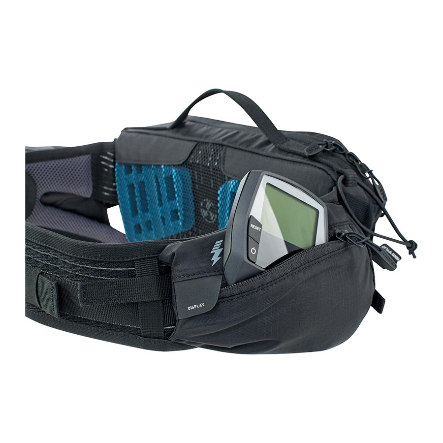 EVOC Hip Pack Pro E-Ride Hydration Bag, Volume: 3L, Bladder: Not included, Black